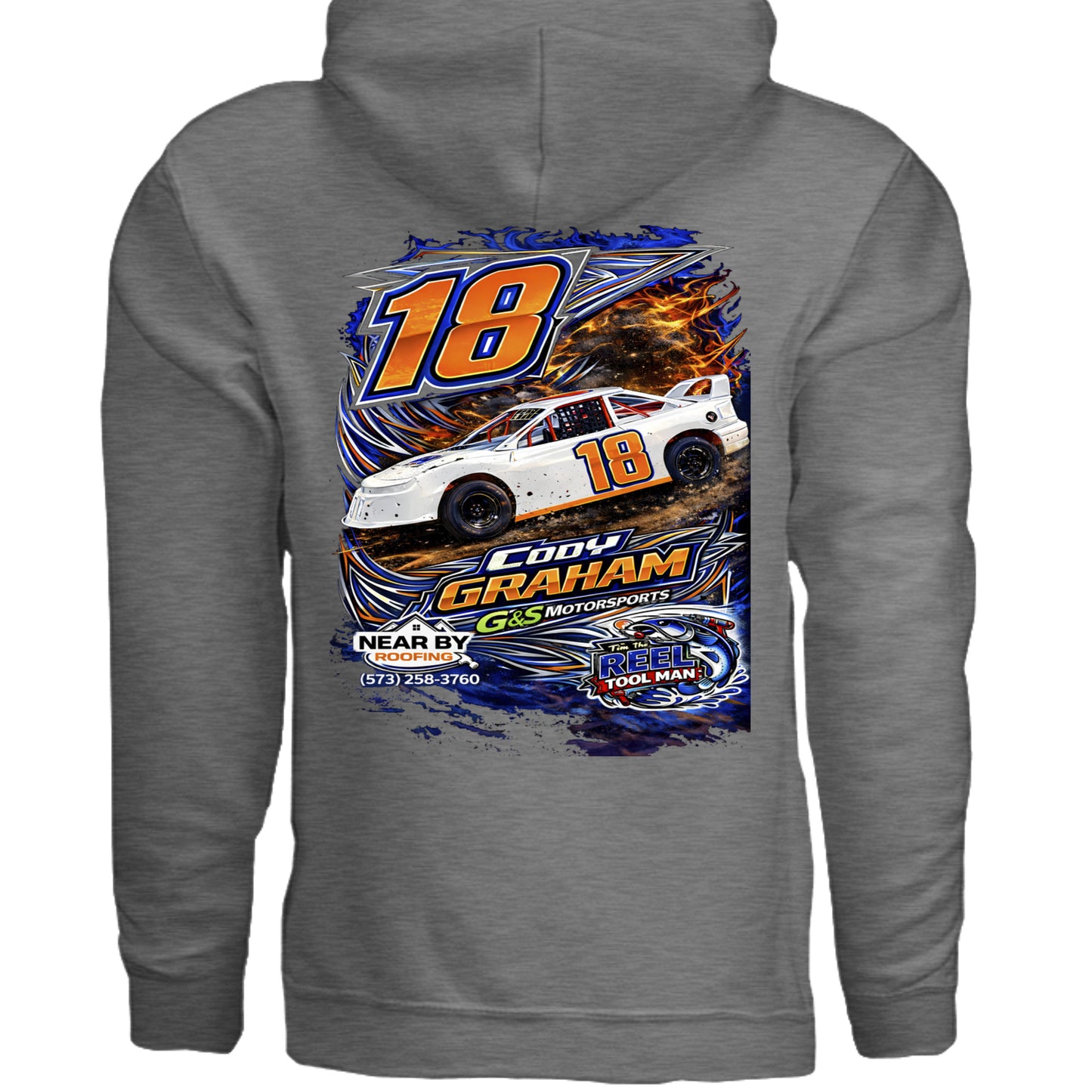 GRAPHITE HEATHER - G185 - BACK