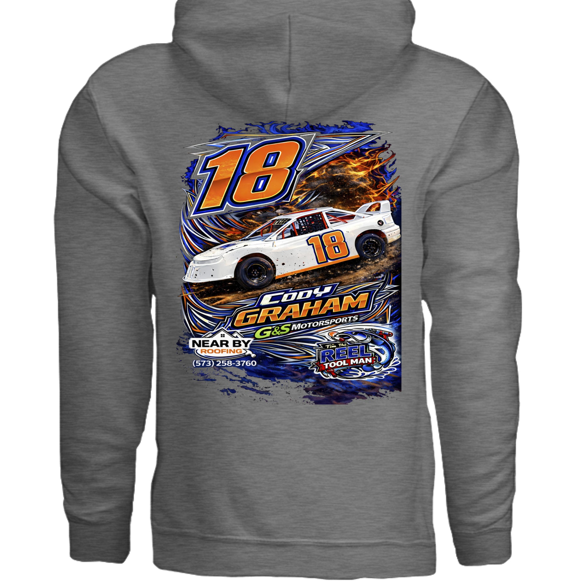 GRAPHITE HEATHER - G185 - BACK