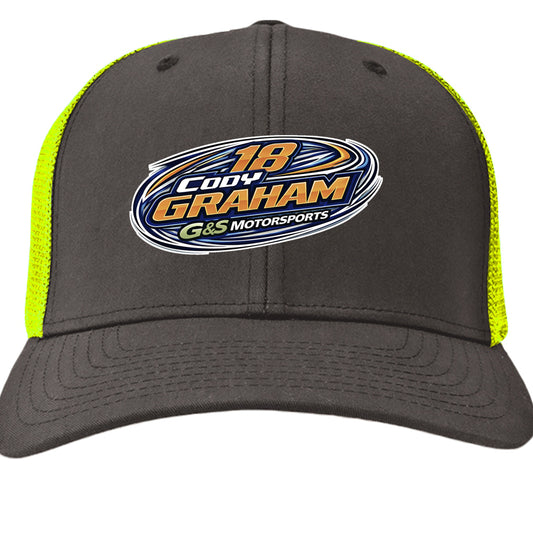 Charcoal/ Neon Yellow - 6511 - FRONT